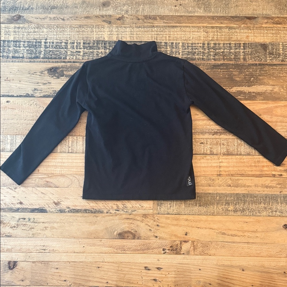 MOI Black Long Sleeve Turtleneck size 5/6 Girl or Boy - Picture 4 of 9